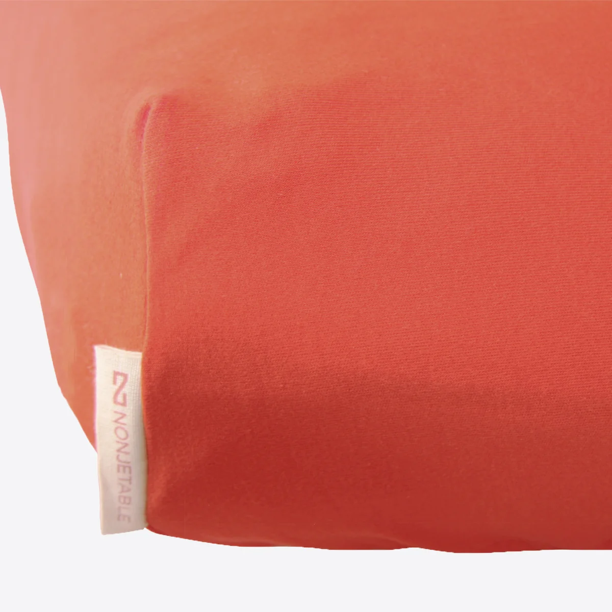 Drap-housse jersey, 100% coton, rouge, 200 x 200 cm - Et votre